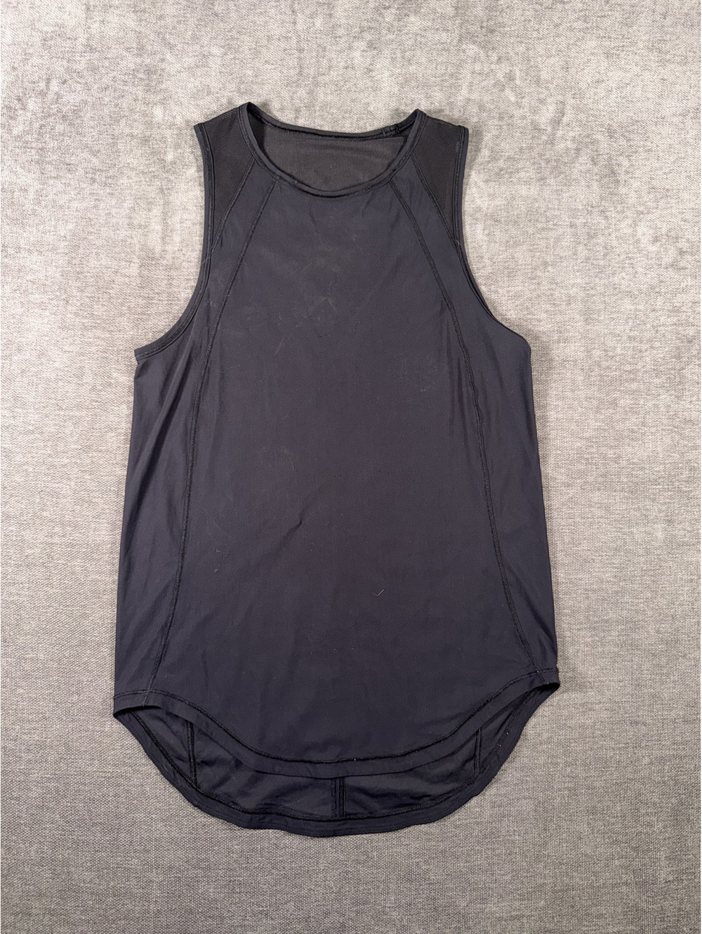 Lululemon Athletica Sculpt Tank Top, Black Mesh